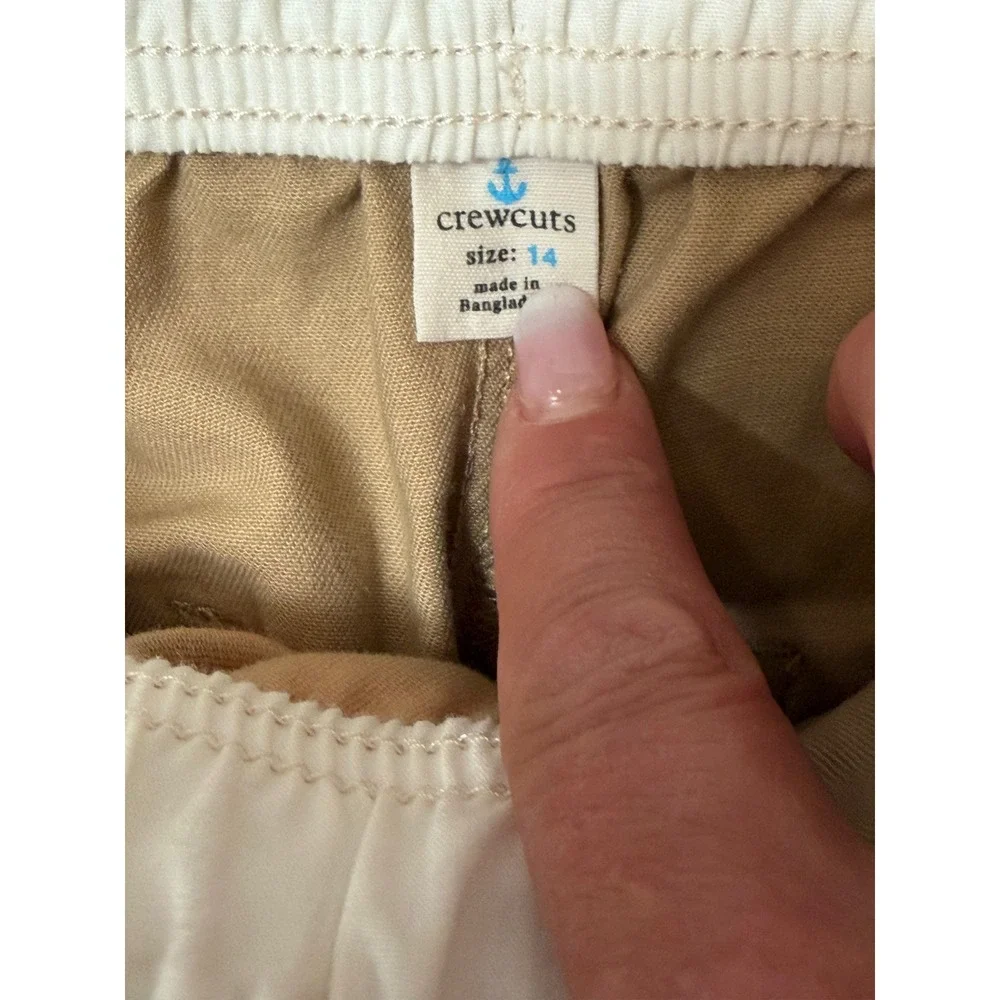 Crewcuts J.Crew Boys Stretch Khaki Chino Pants Boys Youth 14‎